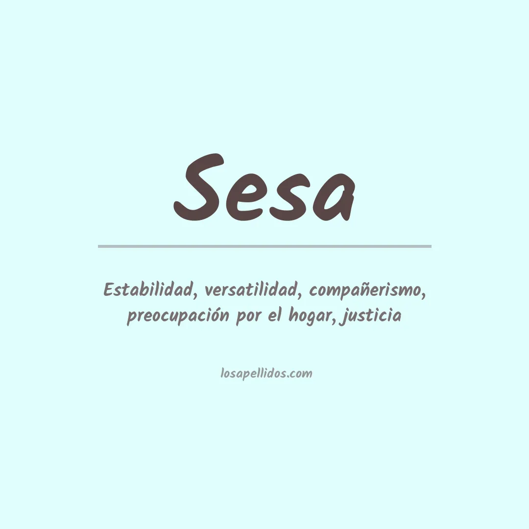 Apellido Sesa
