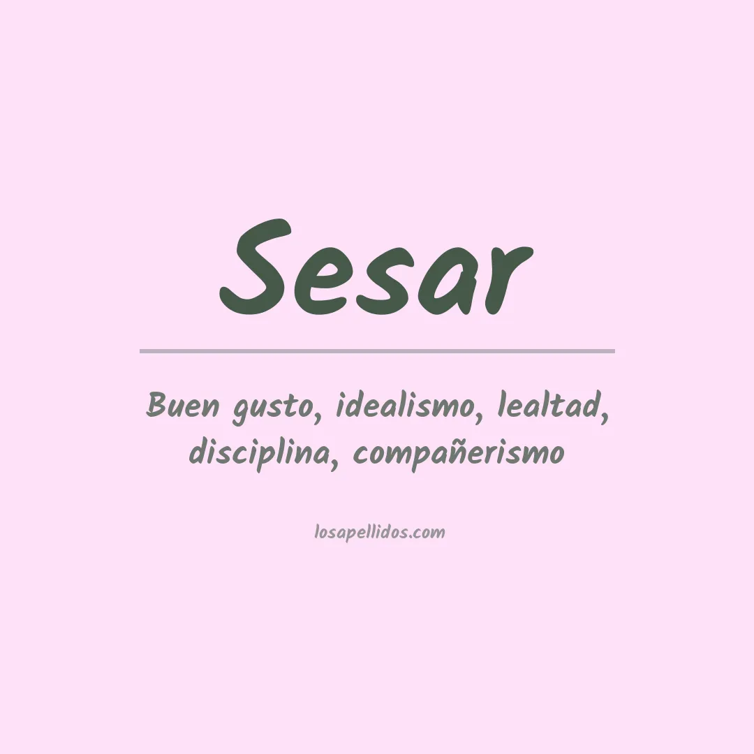 Apellido Sesar