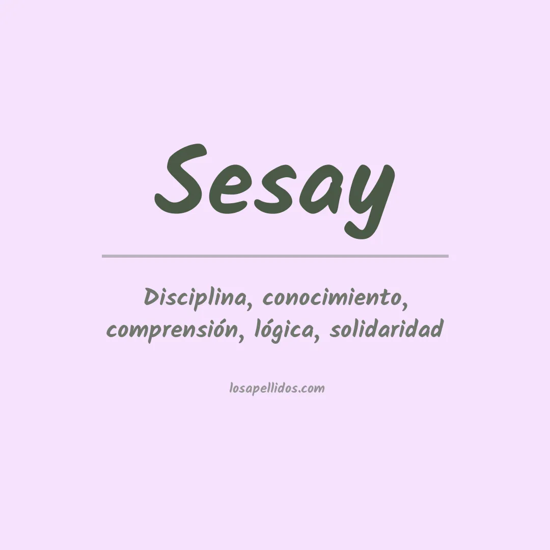 Apellido Sesay