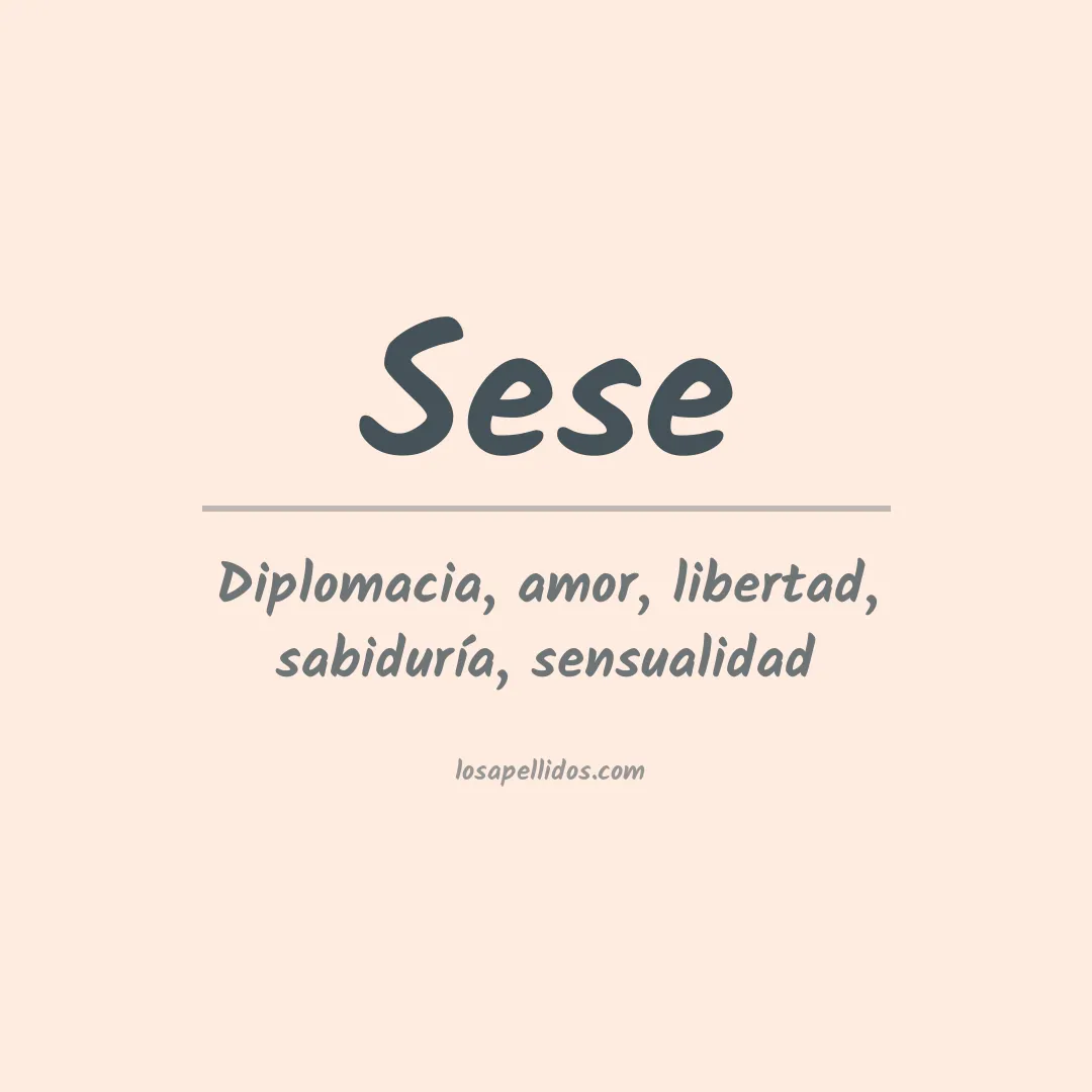 Apellido Sese
