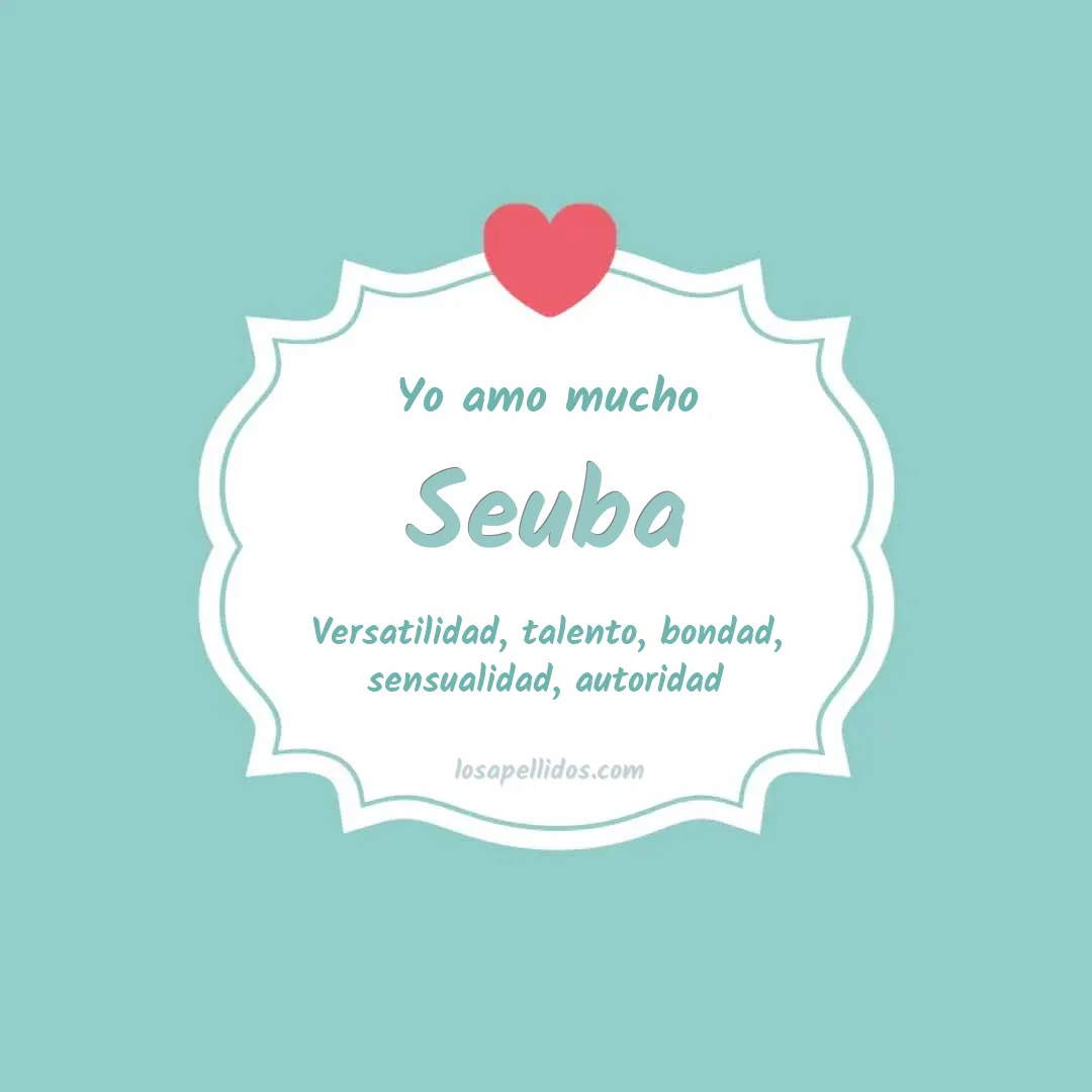 Yo amo mucho Seuba