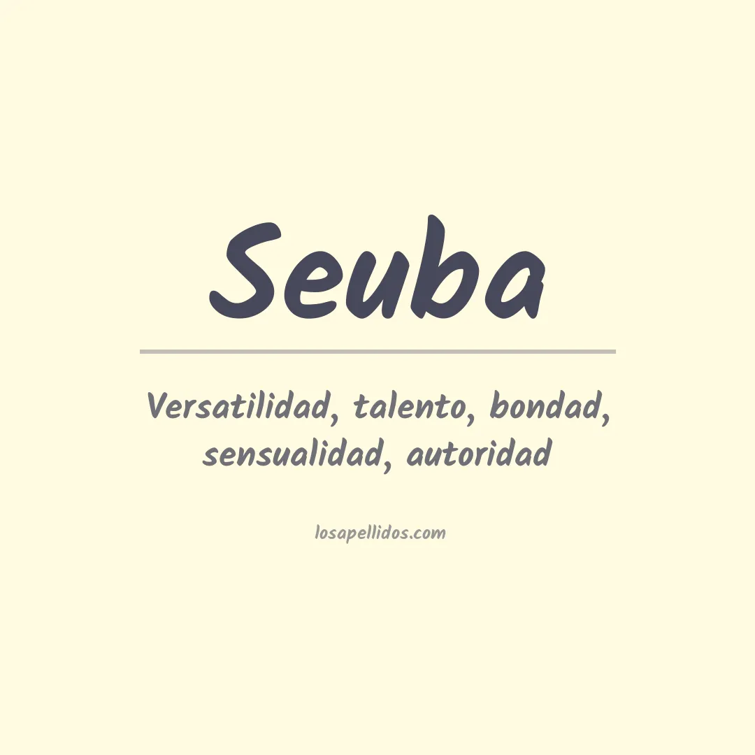 Apellido Seuba