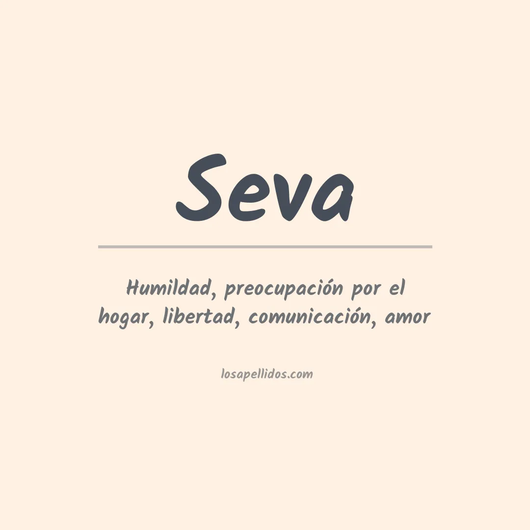 Apellido Seva