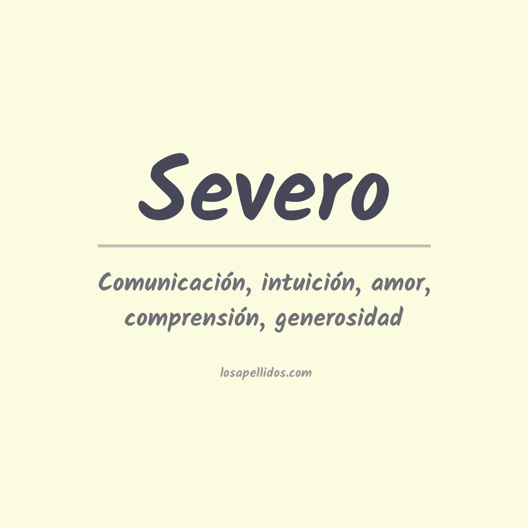 Apellido Severo