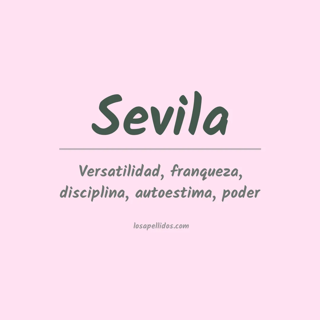 Apellido Sevila