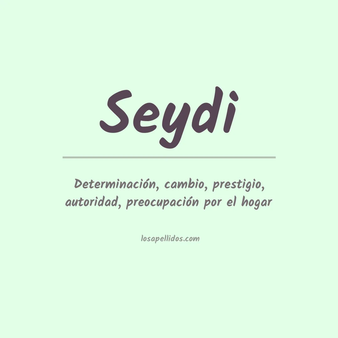 Apellido Seydi