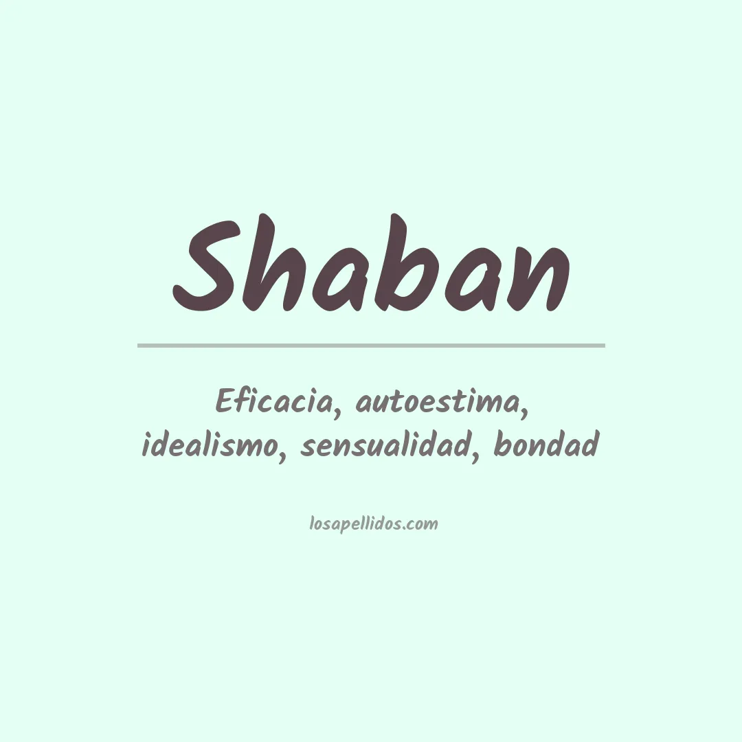 Apellido Shaban