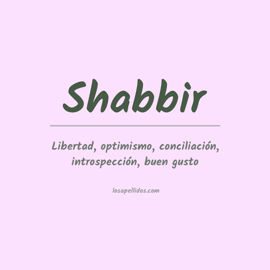 Apellido Shabbir