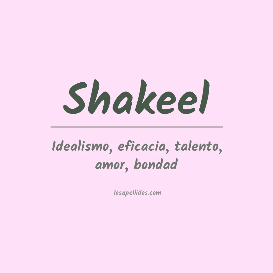 Apellido Shakeel