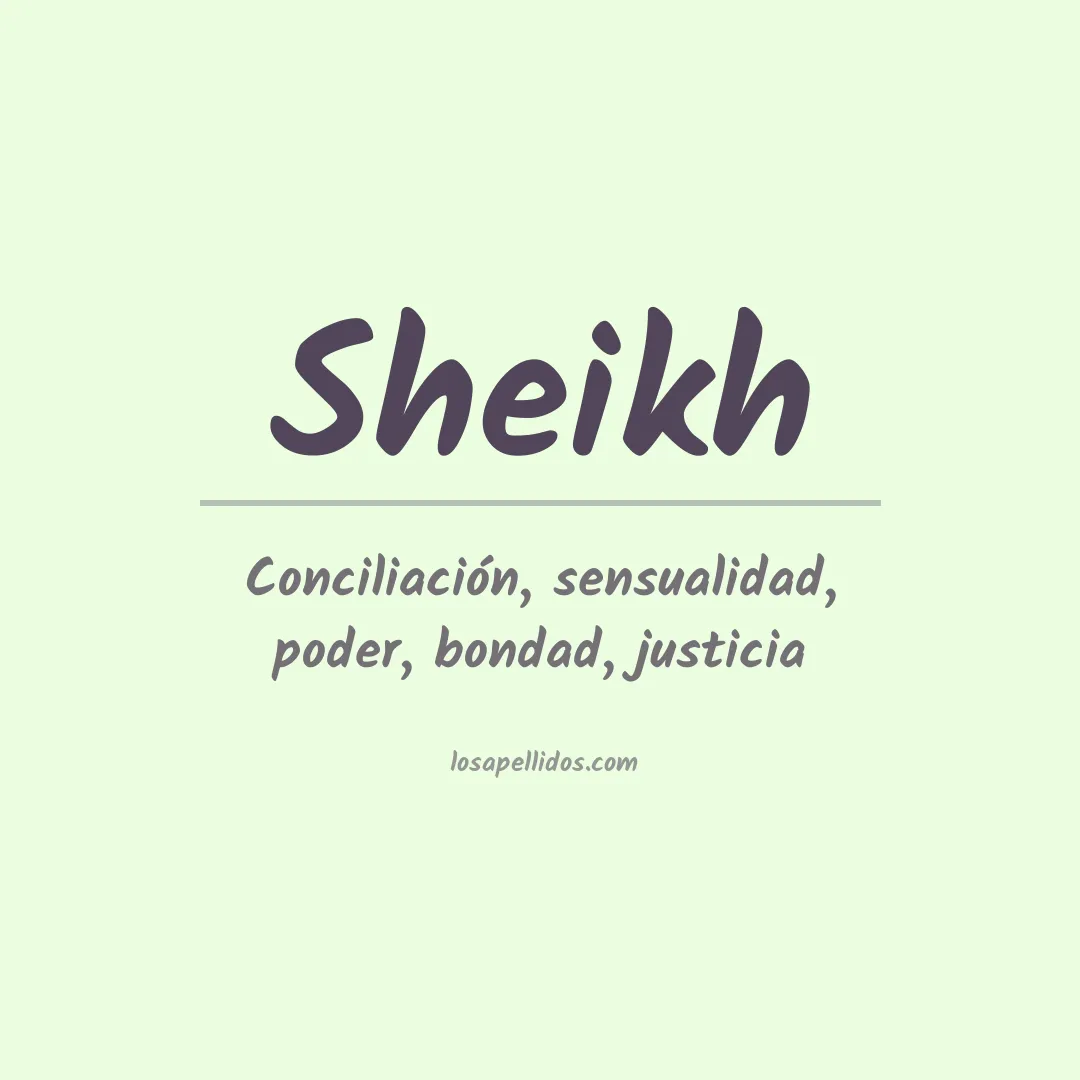 Apellido Sheikh
