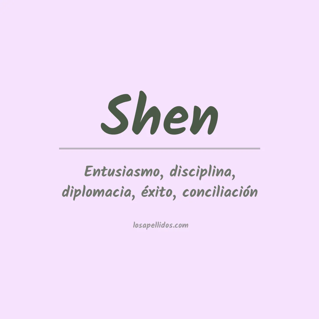 Apellido Shen
