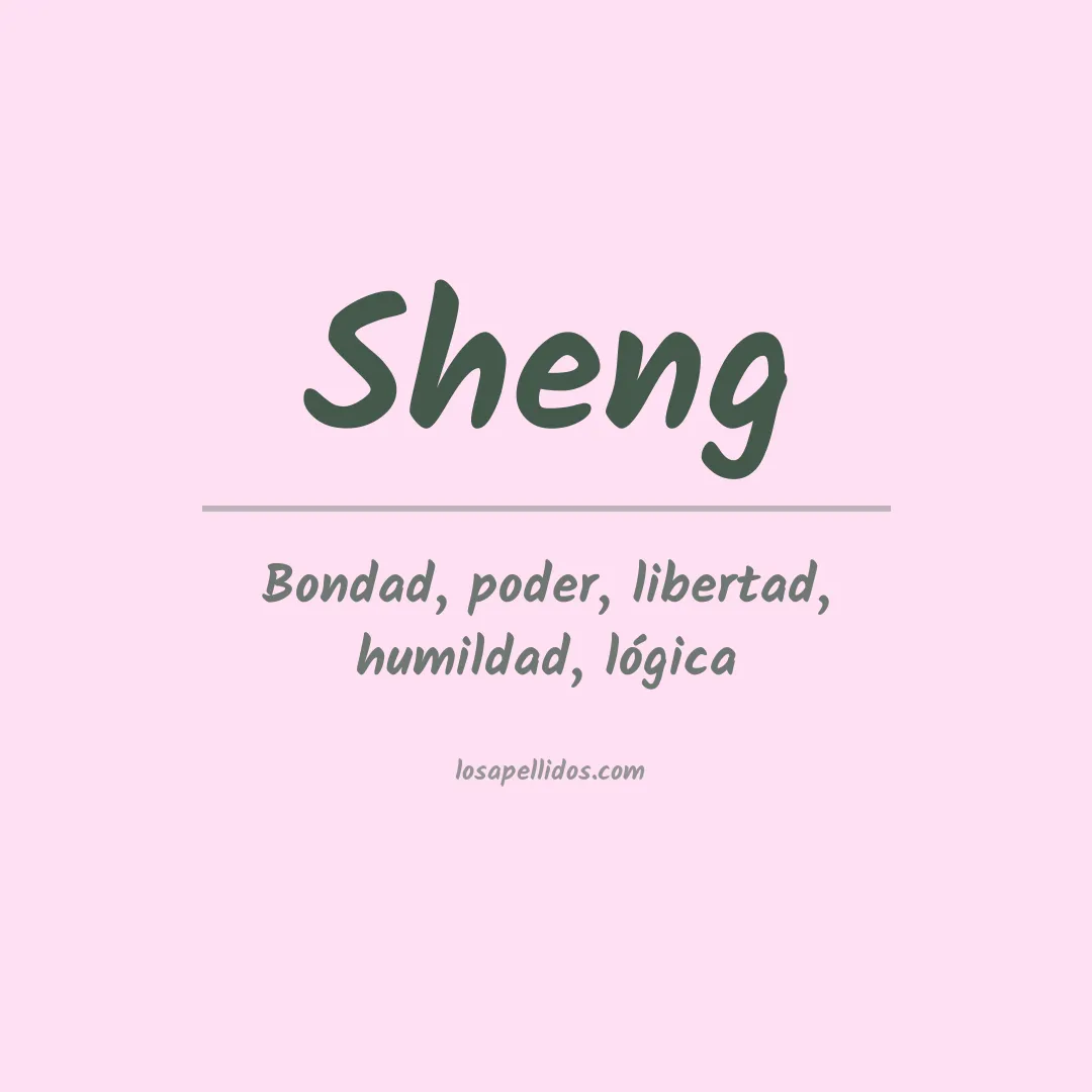 Apellido Sheng