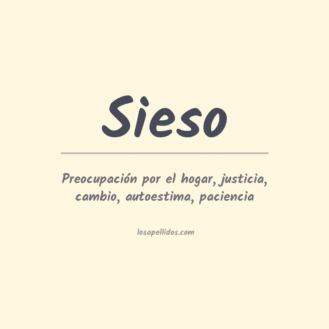 Apellido Sieso
