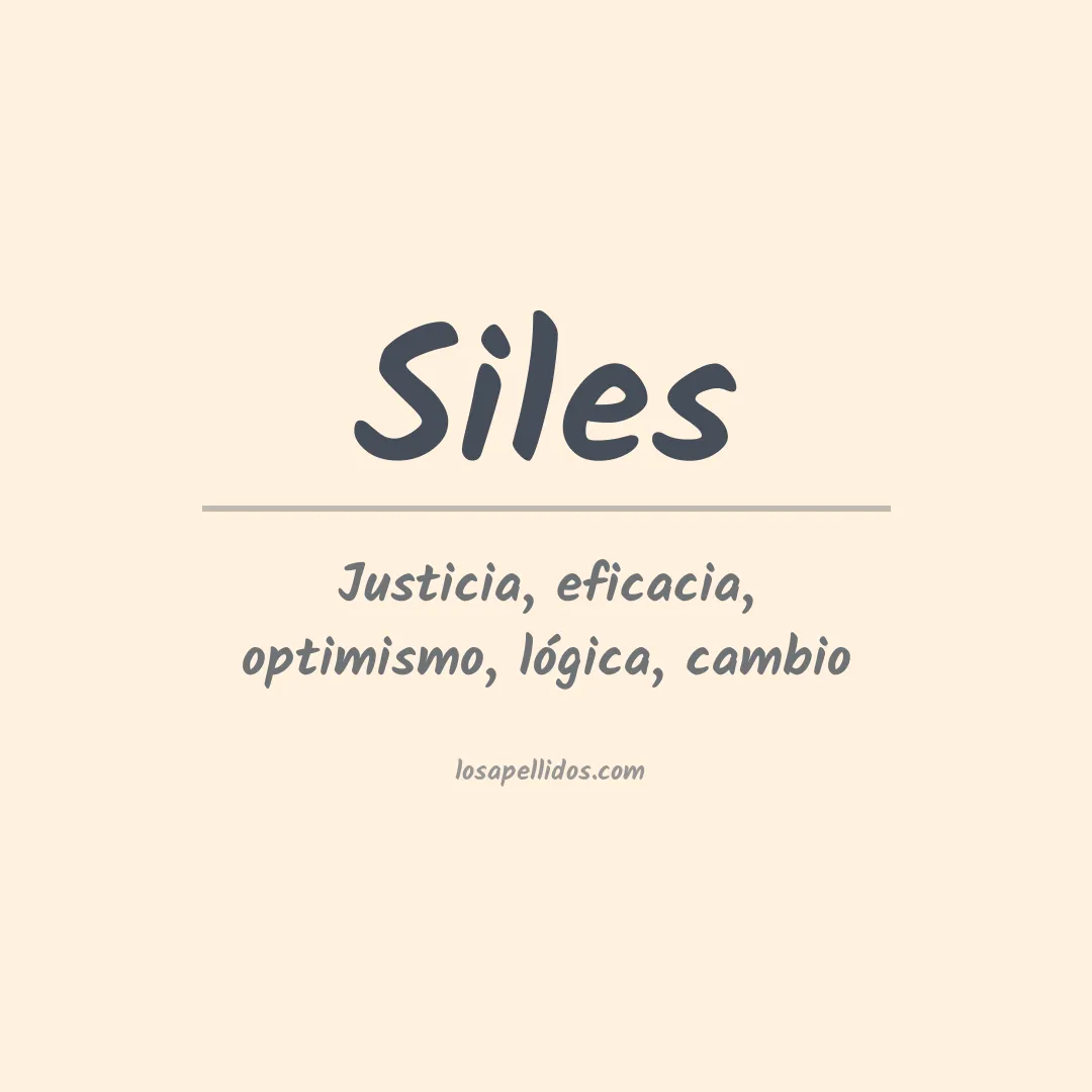 Apellido Siles