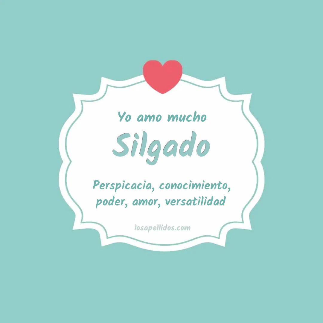 Yo amo mucho Silgado