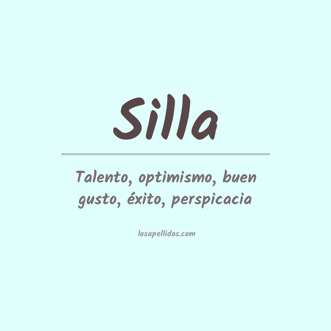 Apellido Silla