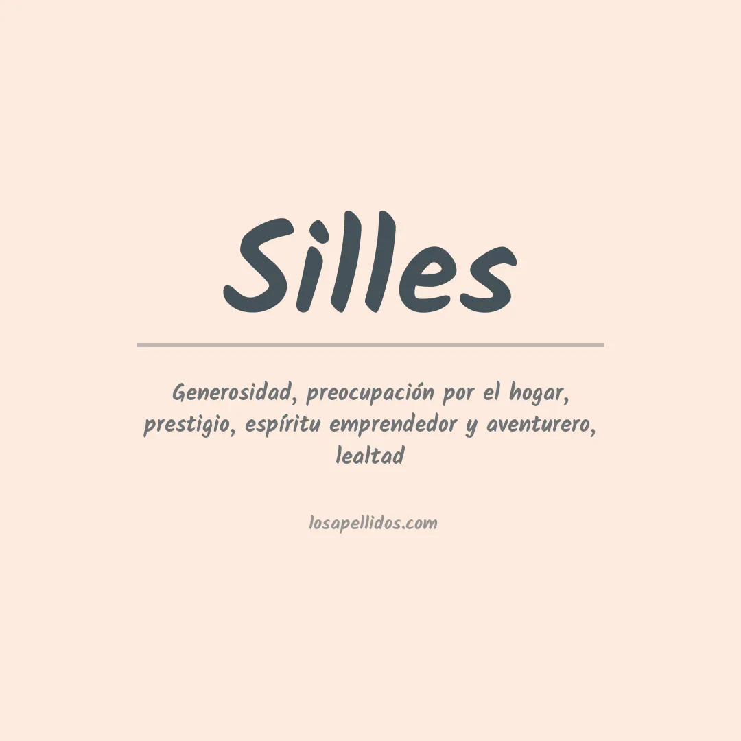 Apellido Silles