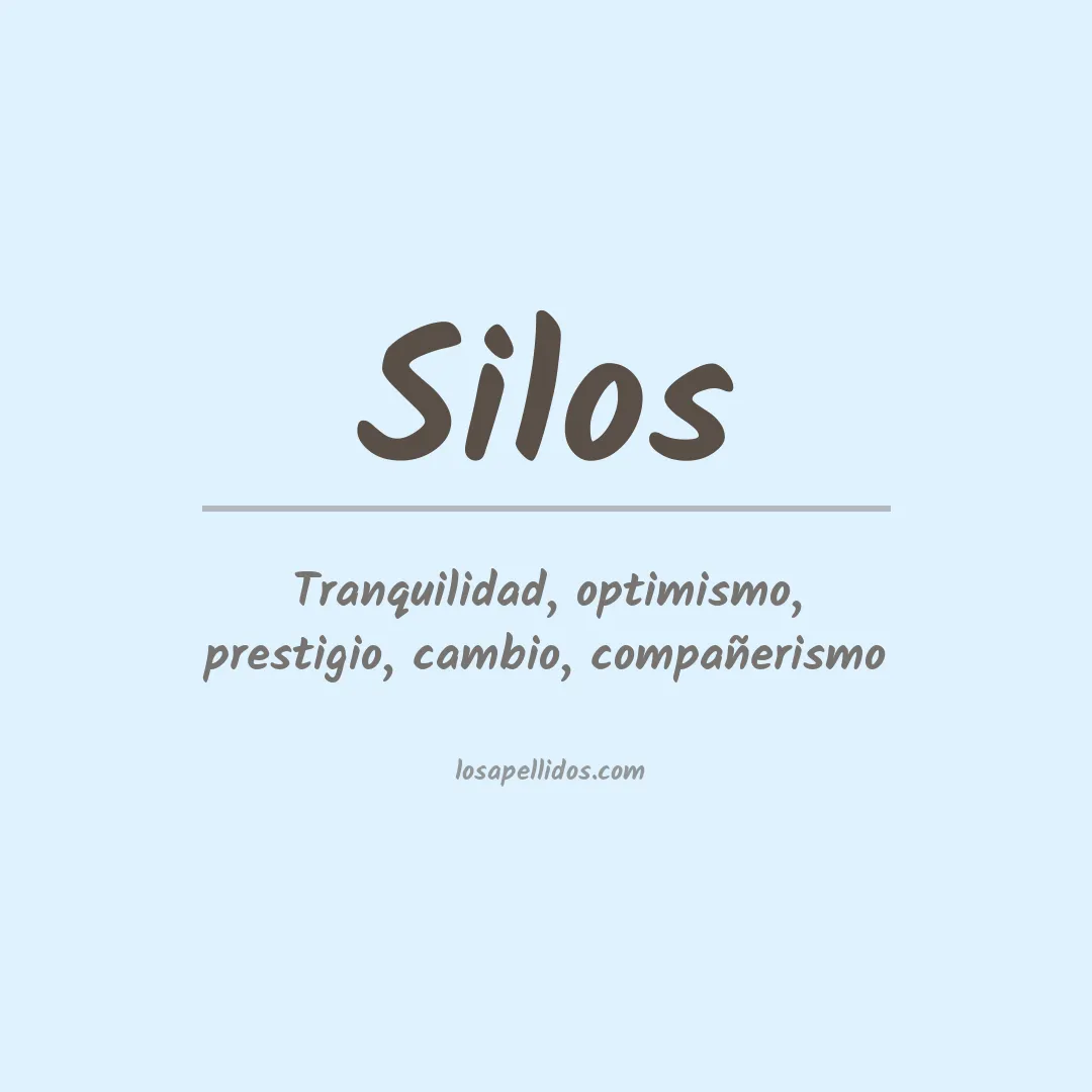 Apellido Silos
