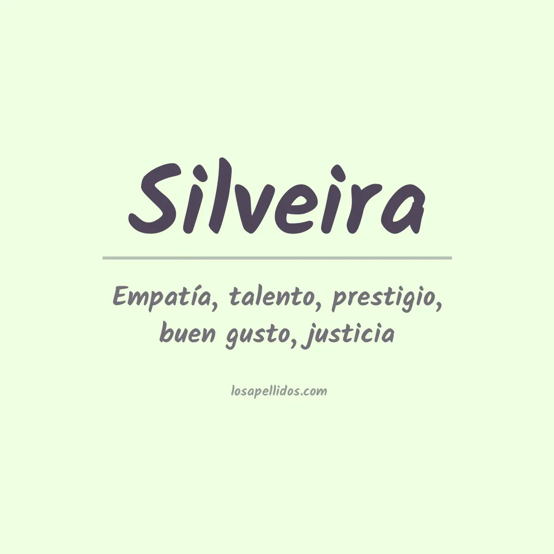 Apellido Silveira