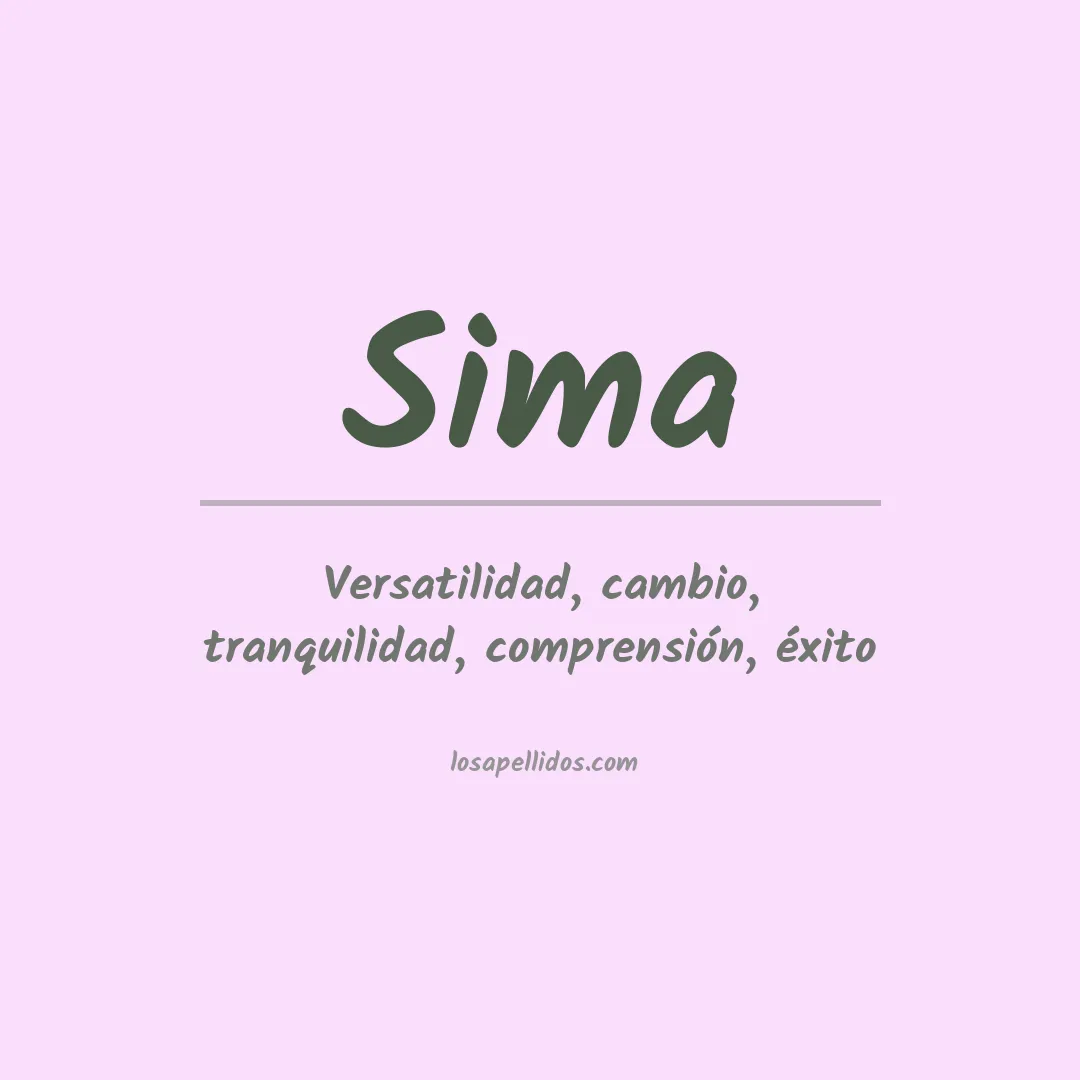 Apellido Sima