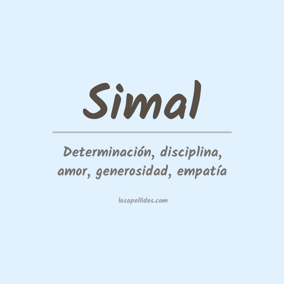 Apellido Simal