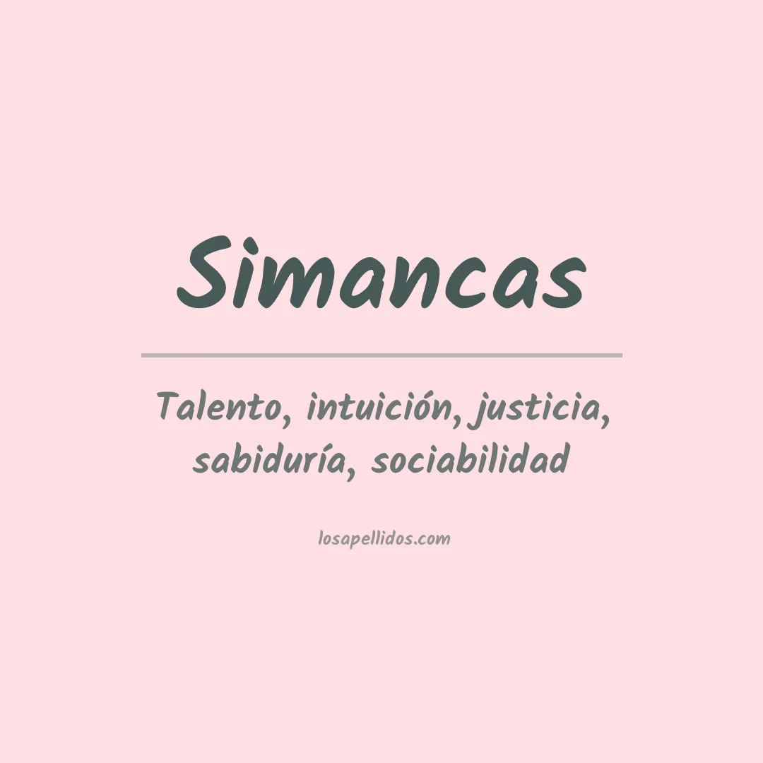 Apellido Simancas