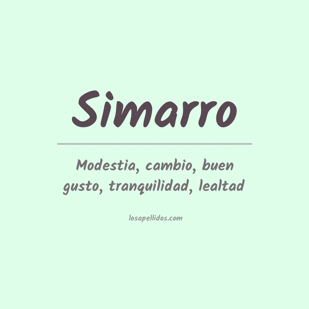 Apellido Simarro
