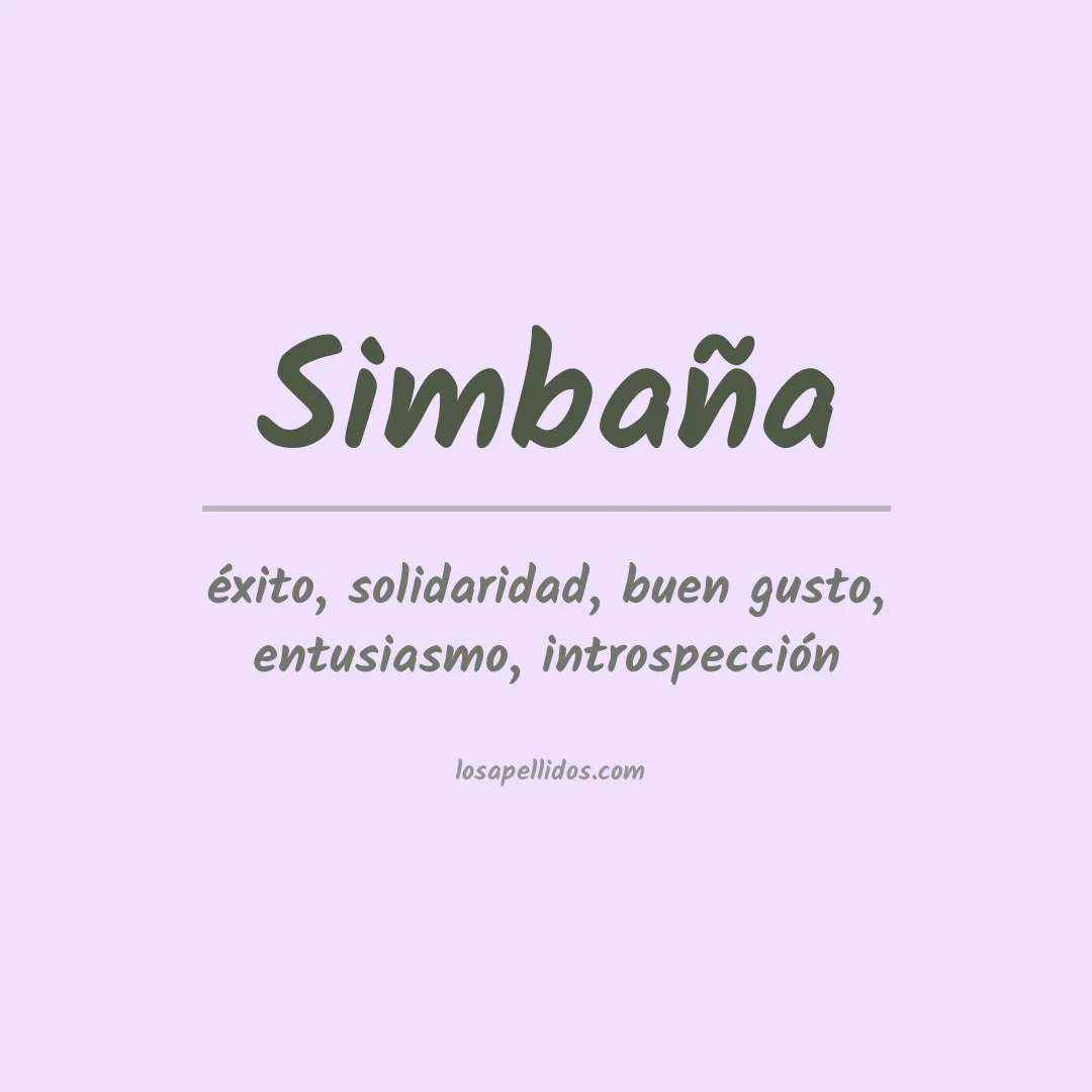 Apellido Simbaña
