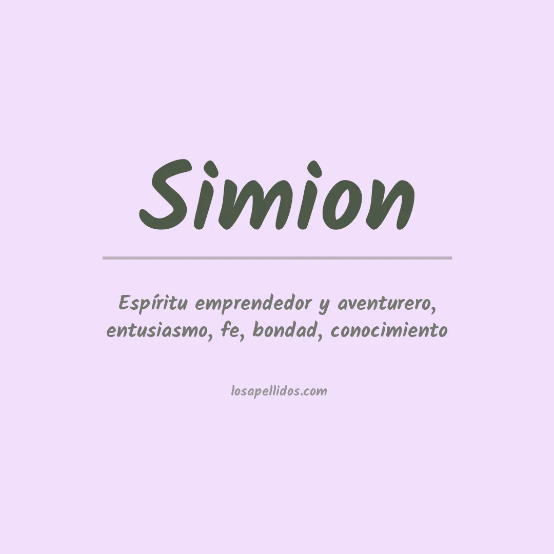 Apellido Simion