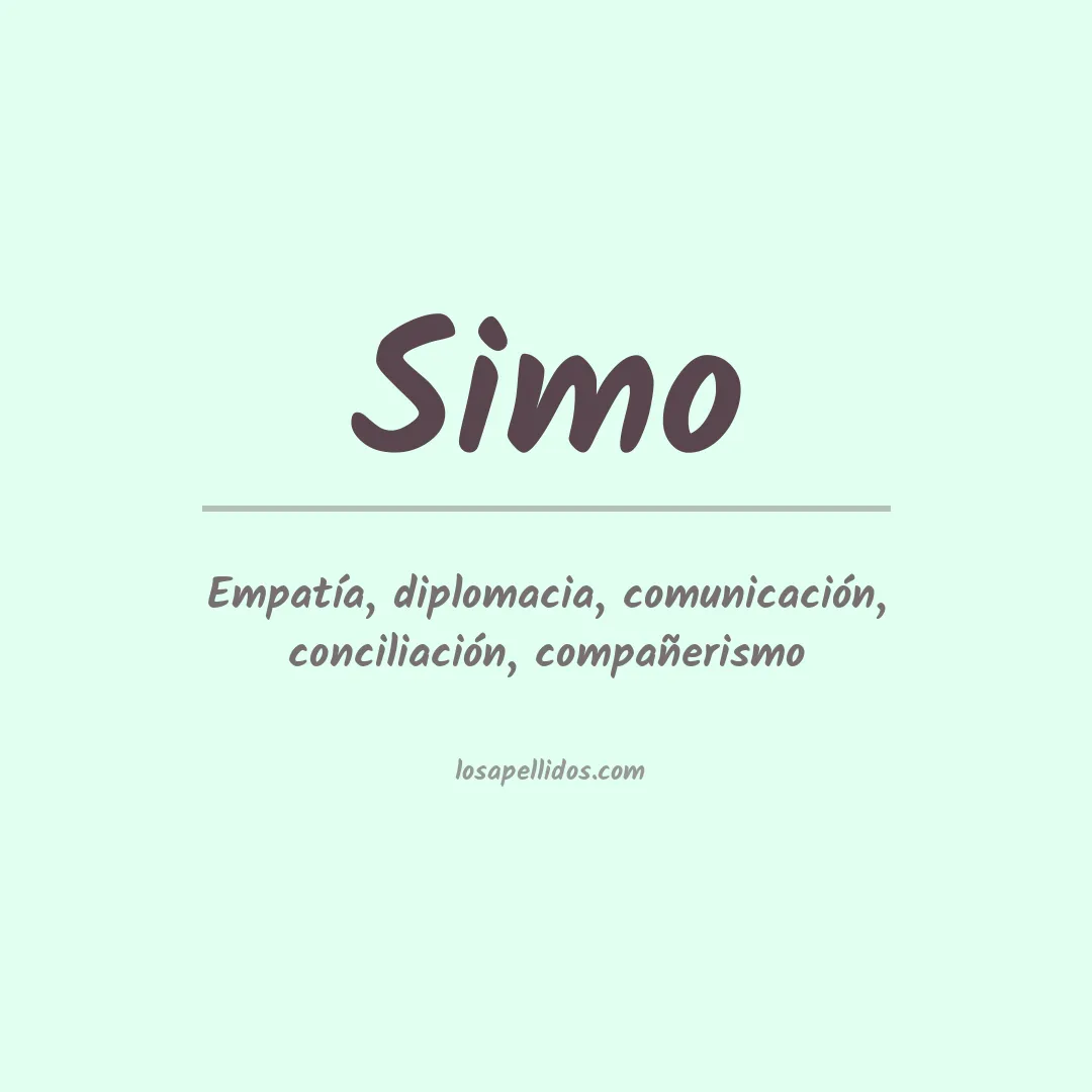 Apellido Simo