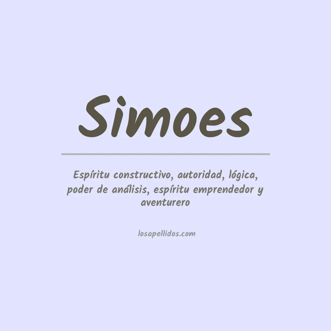 Apellido Simoes