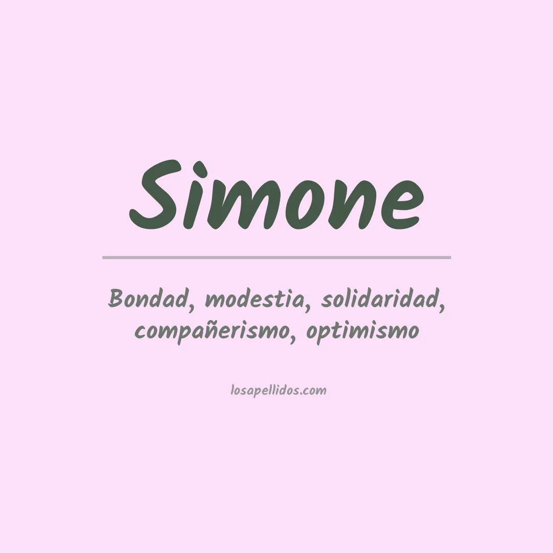 Apellido Simone