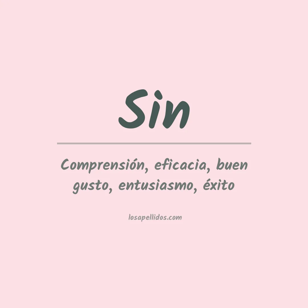 Apellido Sin