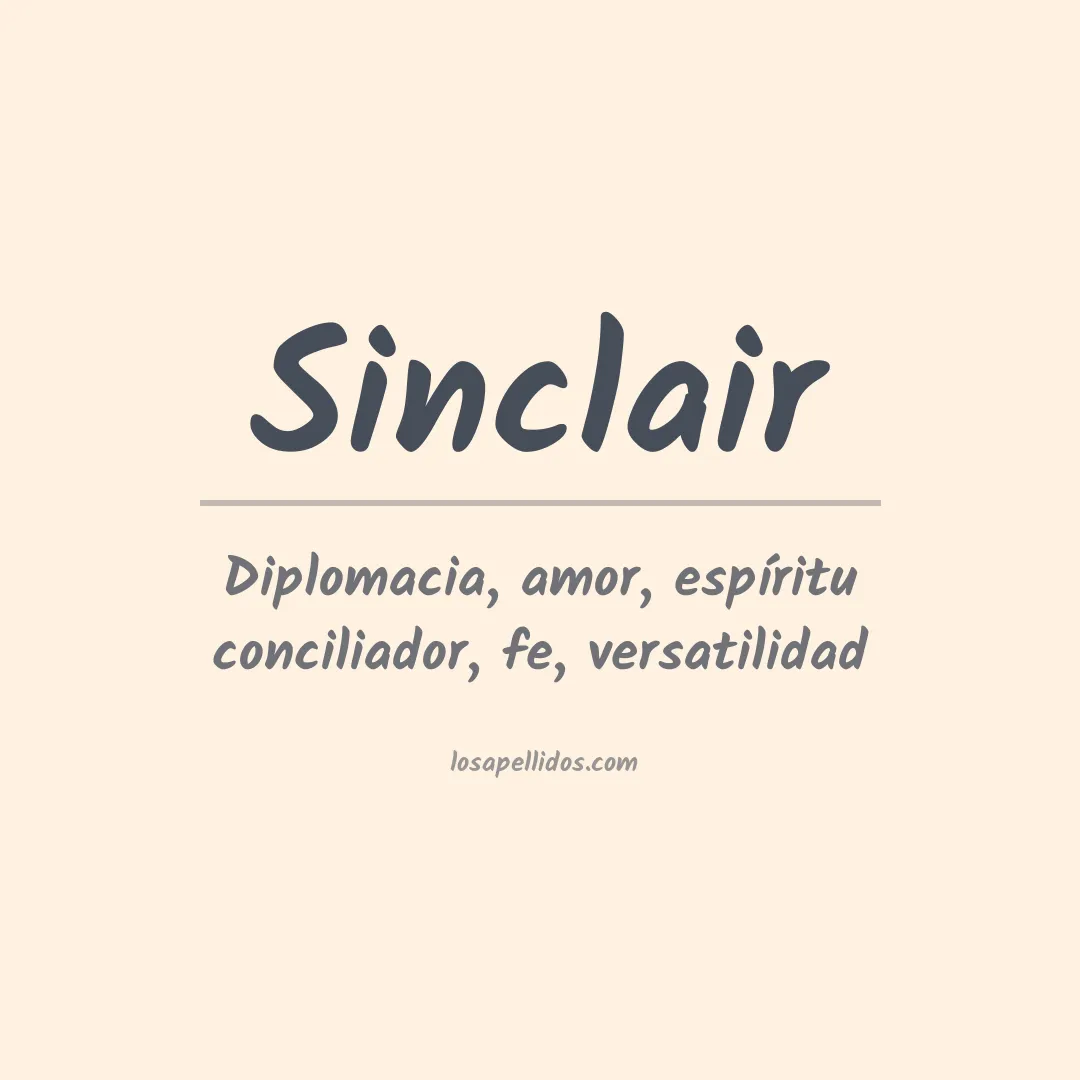 Apellido Sinclair