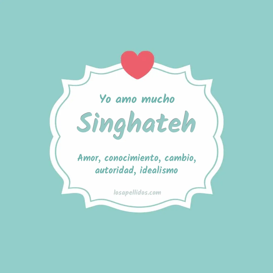 Yo amo mucho Singhateh