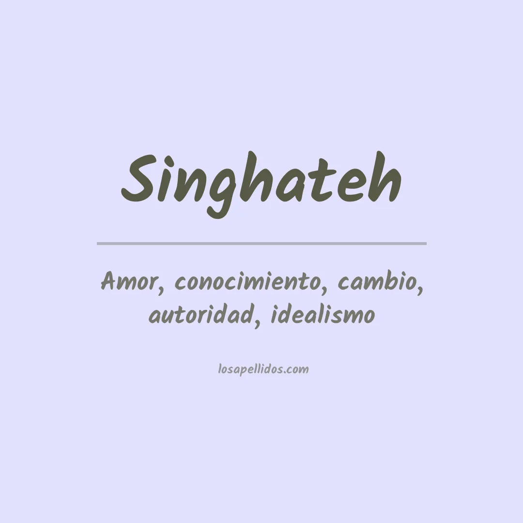 Apellido Singhateh
