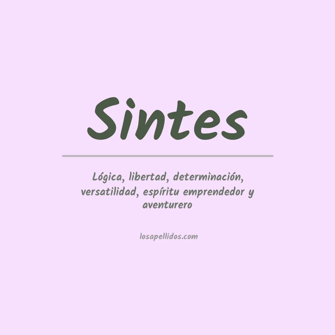 Apellido Sintes
