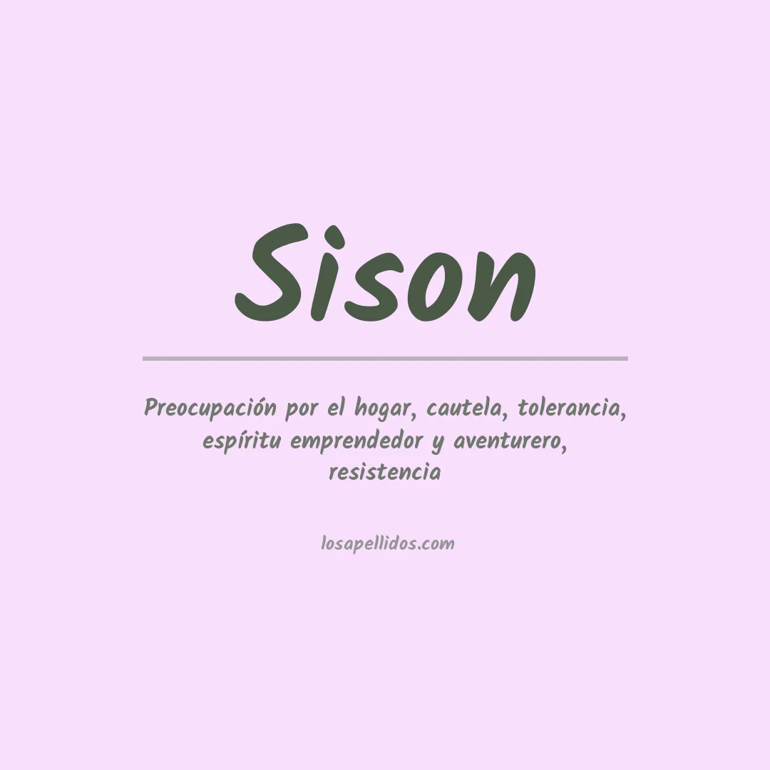 Apellido Sison