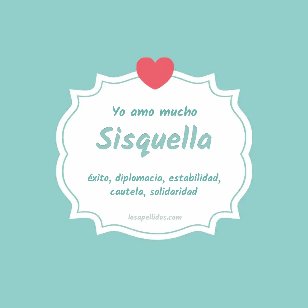 Yo amo mucho Sisquella