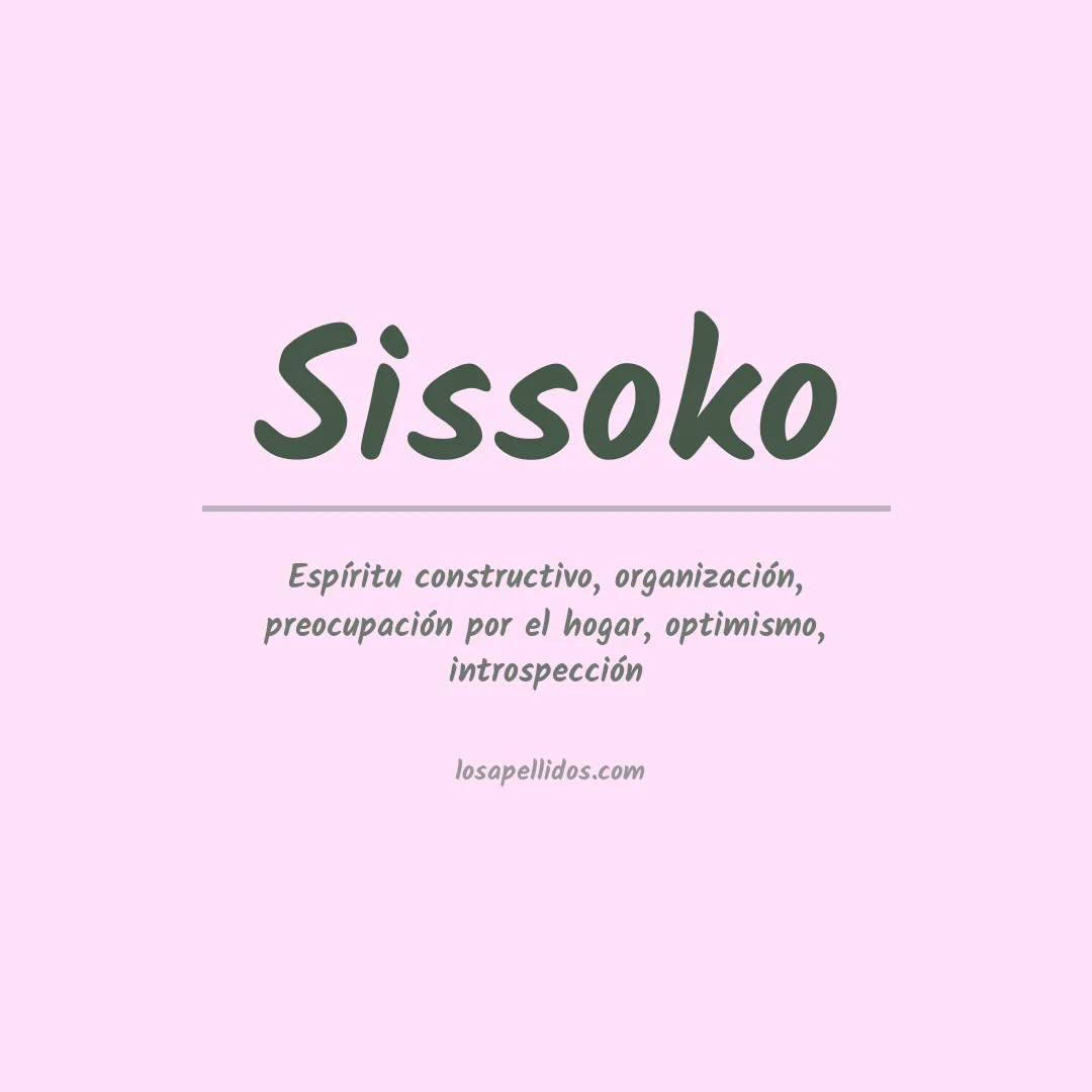 Apellido Sissoko