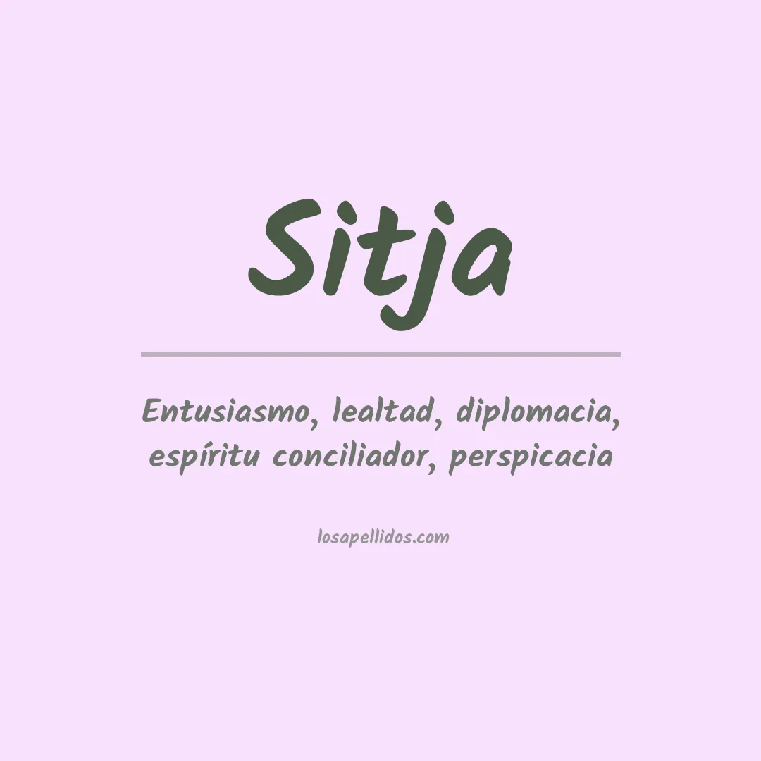 Apellido Sitja