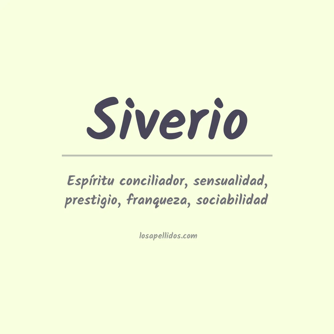 Apellido Siverio