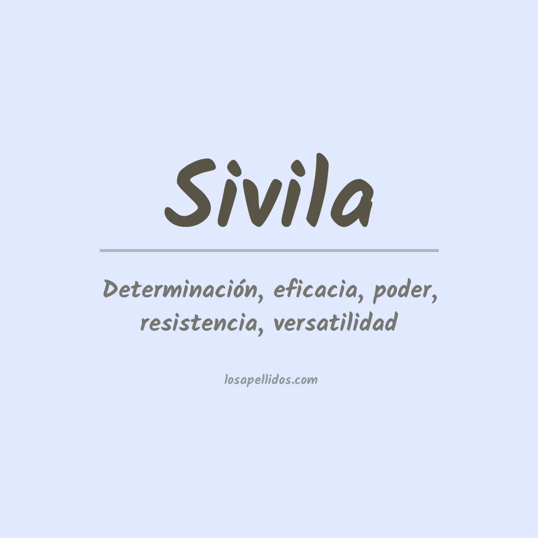 Apellido Sivila