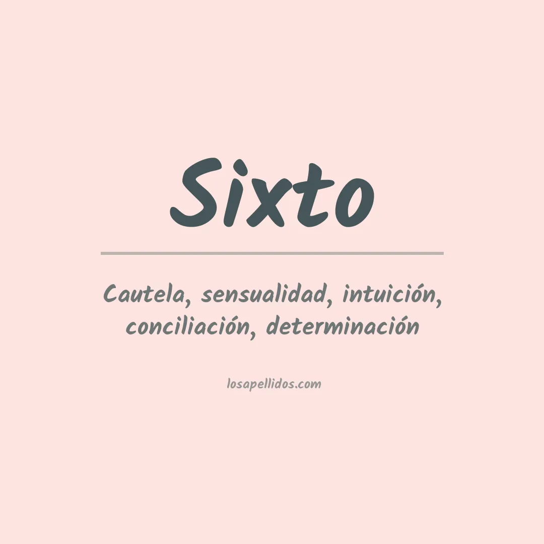 Apellido Sixto