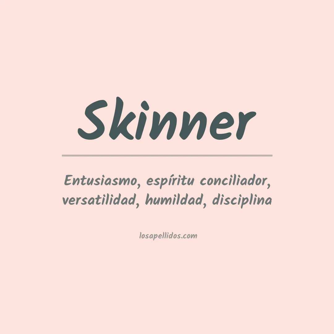 Apellido Skinner