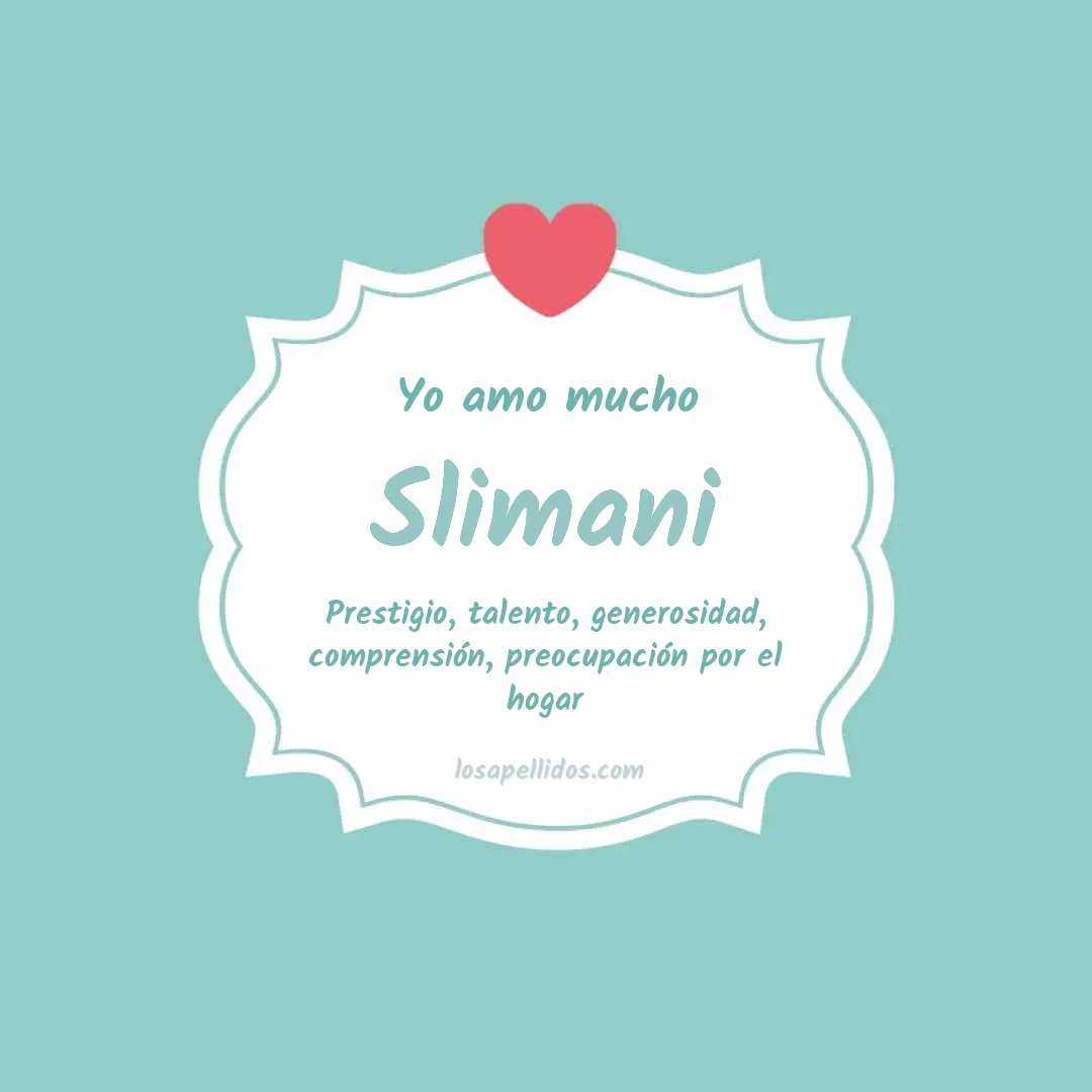 Yo amo mucho Slimani