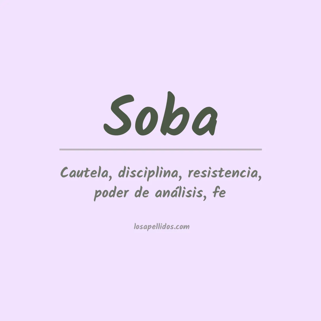 Apellido Soba