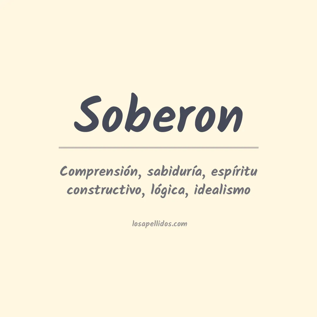 Apellido Soberón