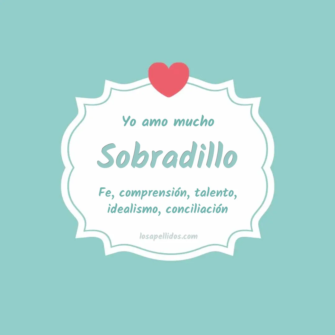 Yo amo mucho Sobradillo