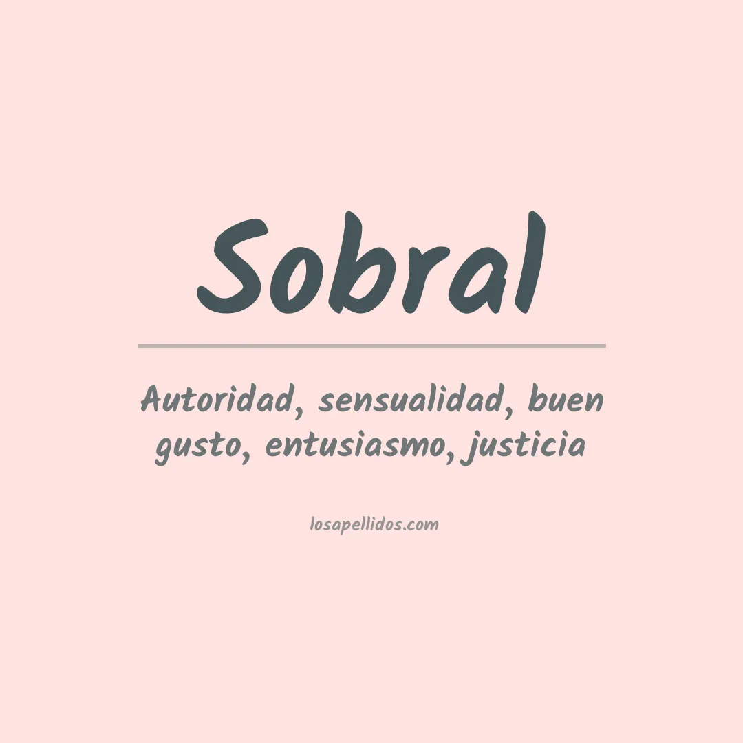 Apellido Sobral